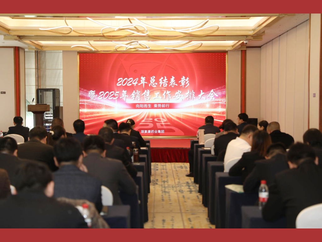 向阳而生，乘势前行——j9国际集团药业集团销售公司召开2024年总结表彰暨2025年销售工作安排大会